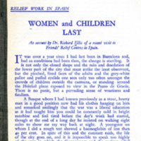 Women and children last