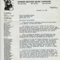 Letter from Herman Reissing to Elizabeth Jensen.